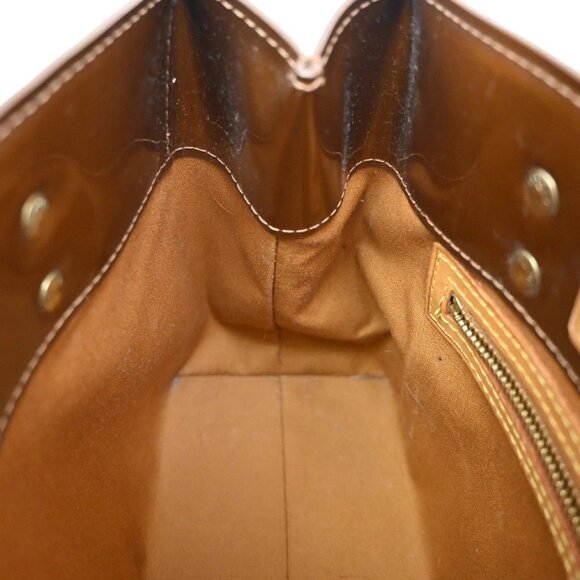 LOUIS VUITTON Read PM Hand Bag Monogram Vernis Patent Bronze M91146 69EF581 - Picture 10 of 14